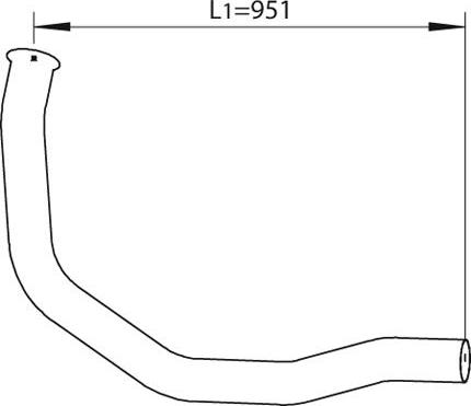 Dinex 64270 - Racord evacuare - allinparts.ro