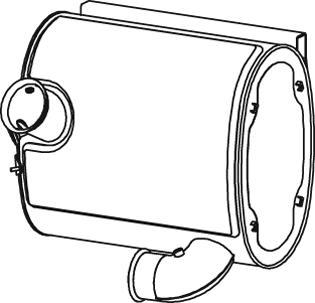 Dinex 80473 - Toba esapament finala - allinparts.ro