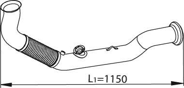 Dinex 82227 - Racord evacuare - allinparts.ro
