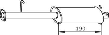 Dinex 32312 - Toba esapamet intermediara - allinparts.ro