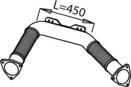 Dinex 21162 - Racord evacuare - allinparts.ro