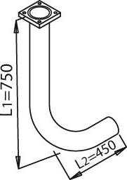 Dinex 21106 - Racord evacuare allinparts.ro