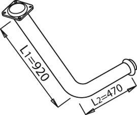 Dinex 21102 - Racord evacuare allinparts.ro