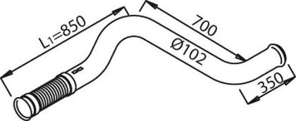 Dinex 21175 - Racord evacuare - allinparts.ro