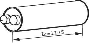 Dinex 21394 - Toba esapamet intermediara - allinparts.ro