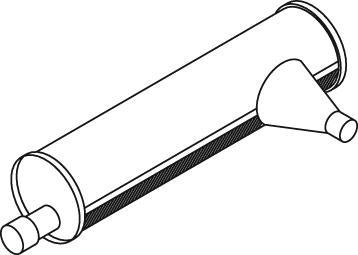 Dinex 21300 - Amortizor zgomot mijloc / spate - allinparts.ro