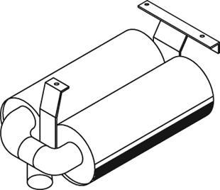 Dinex 21331 - Amortizor zgomot mijloc / spate - allinparts.ro