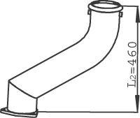 Dinex 21722 - Racord evacuare - allinparts.ro