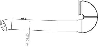 Dinex 22621 - Racord evacuare allinparts.ro