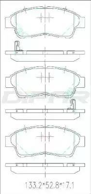 Ditas DFB4410 - Set placute frana,frana disc allinparts.ro