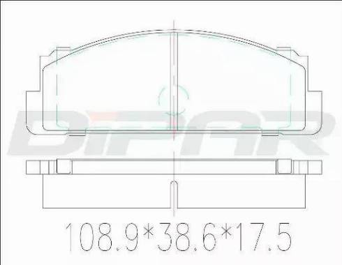 Ditas DFB1106 - Set placute frana,frana disc - allinparts.ro