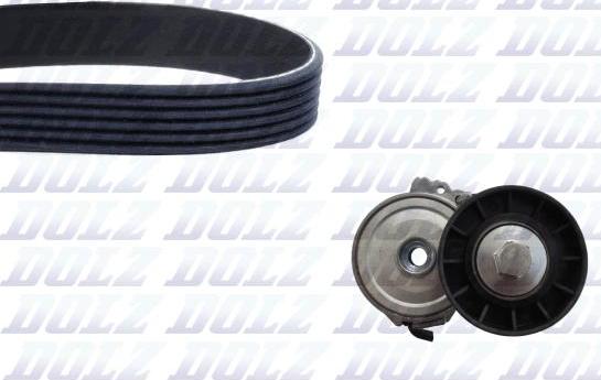 DOLZ SKD203A - Set curea transmisie cu caneluri allinparts.ro