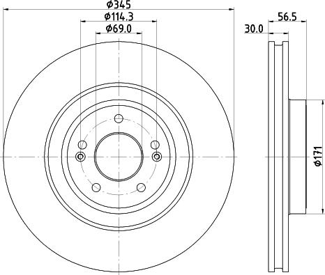 DON PCD19951 - Disc frana allinparts.ro