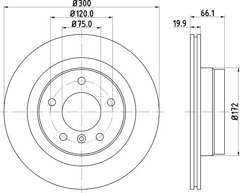 DON PCD10282 - Disc frana - allinparts.ro