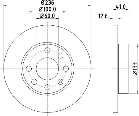 DON PCD11202 - Disc frana - allinparts.ro