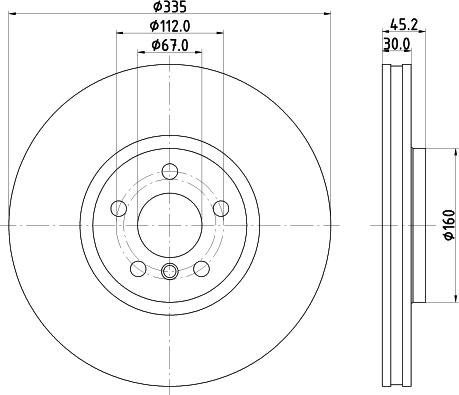 DON PCD20351 - Disc frana allinparts.ro