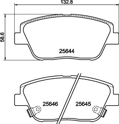 DON PCP1993 - Set placute frana,frana disc allinparts.ro