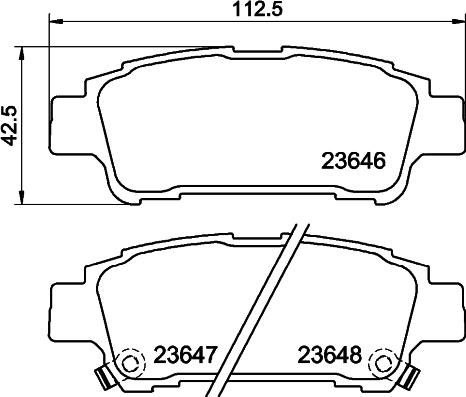 DON PCP1940 - Set placute frana,frana disc - allinparts.ro