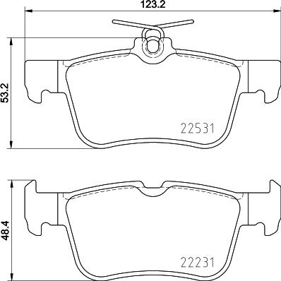 DON PCP1913 - Set placute frana,frana disc - allinparts.ro