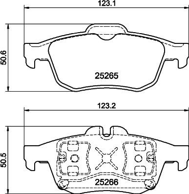 DON PCP1985 - Set placute frana,frana disc allinparts.ro