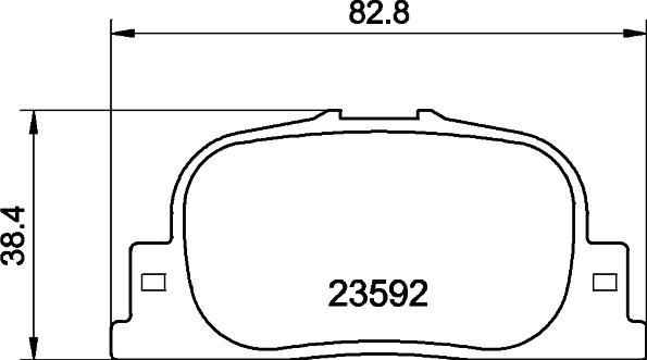 DON PCP1936 - Set placute frana,frana disc allinparts.ro