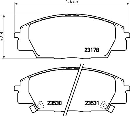 DON PCP1920 - Set placute frana,frana disc allinparts.ro