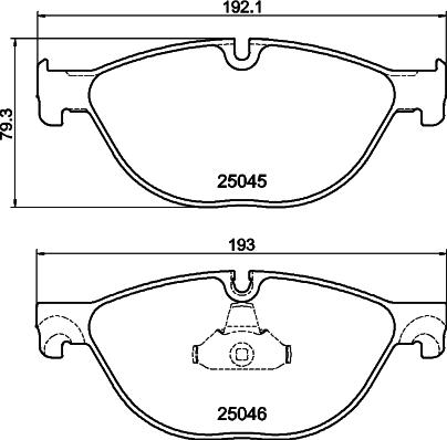 DON PCP1977 - Set placute frana,frana disc - allinparts.ro
