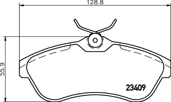DON PCP1458 - Set placute frana,frana disc - allinparts.ro