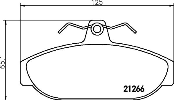DON PCP1466 - Set placute frana,frana disc allinparts.ro