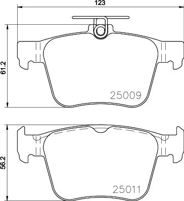 DON PCP1403 - Set placute frana,frana disc - allinparts.ro