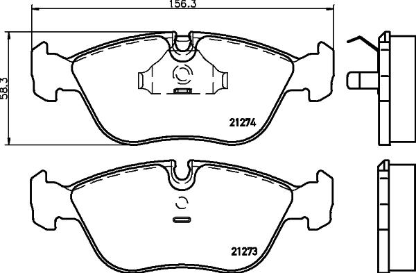 DON PCP1412 - Set placute frana,frana disc allinparts.ro