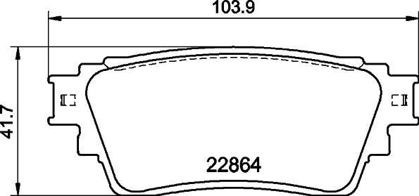 DON PCP1595 - Set placute frana,frana disc - allinparts.ro