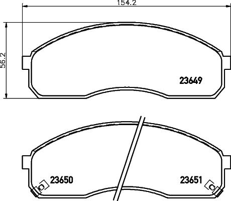 DON PCP1506 - Set placute frana,frana disc allinparts.ro