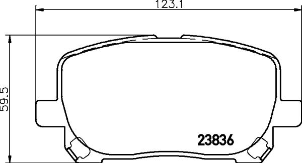 DON PCP1508 - Set placute frana,frana disc allinparts.ro
