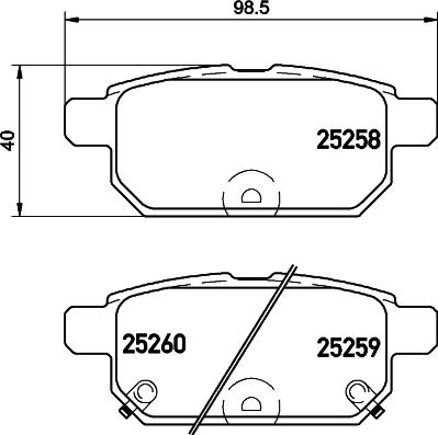DON PCP1519 - Set placute frana,frana disc allinparts.ro