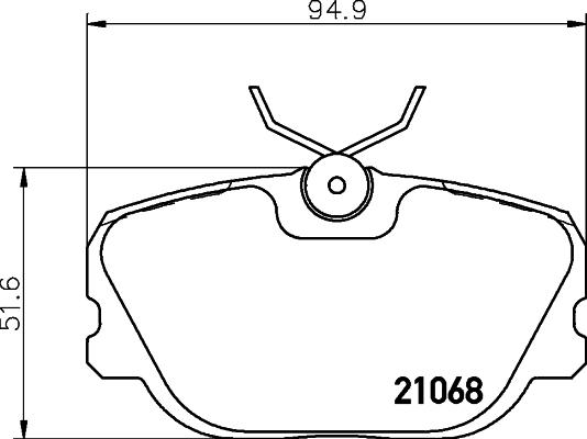 DON PCP1538 - Set placute frana,frana disc allinparts.ro