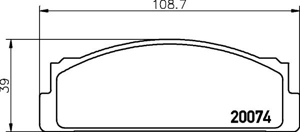 DON PCP1527 - Set placute frana,frana disc allinparts.ro