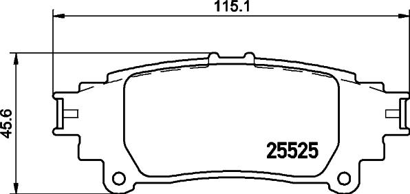 DON PCP1576 - Set placute frana,frana disc - allinparts.ro