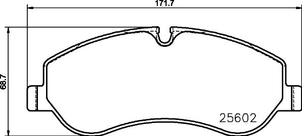 DON PCP1646 - Set placute frana,frana disc allinparts.ro