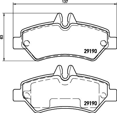 DON PCP1632 - Set placute frana,frana disc allinparts.ro