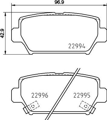 DON PCP1620 - Set placute frana,frana disc - allinparts.ro