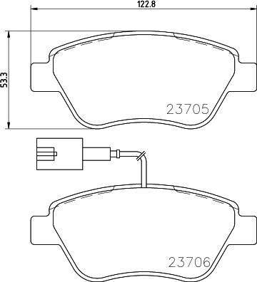 DON PCP1064 - Set placute frana,frana disc allinparts.ro
