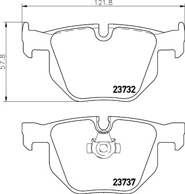 DON PCP1030 - Set placute frana,frana disc - allinparts.ro