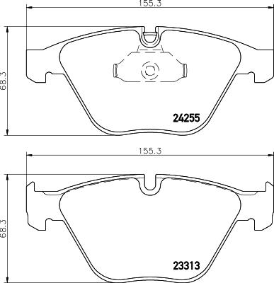 DON PCP1029 - Set placute frana,frana disc - allinparts.ro