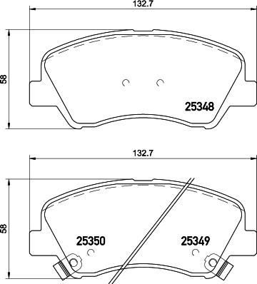 DON PCP1073 - Set placute frana,frana disc allinparts.ro