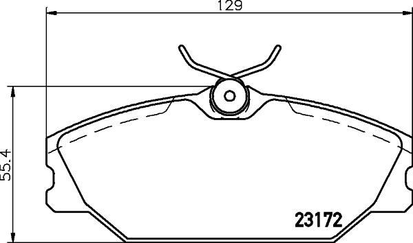DON PCP1153 - Set placute frana,frana disc - allinparts.ro