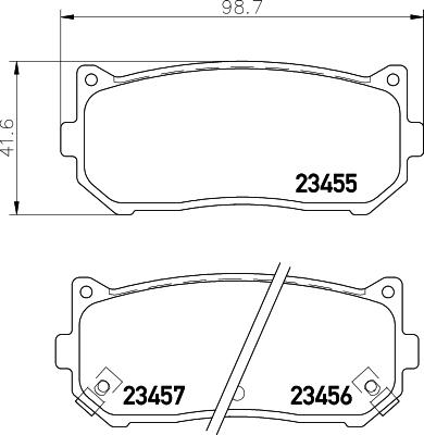 DON PCP1187 - Set placute frana,frana disc allinparts.ro