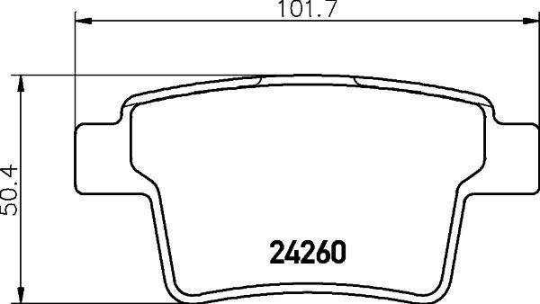 DON PCP1139 - Set placute frana,frana disc allinparts.ro