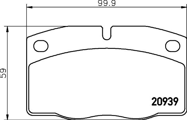 DON PCP1174 - Set placute frana,frana disc allinparts.ro