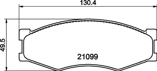 DON PCP1846 - Set placute frana,frana disc allinparts.ro
